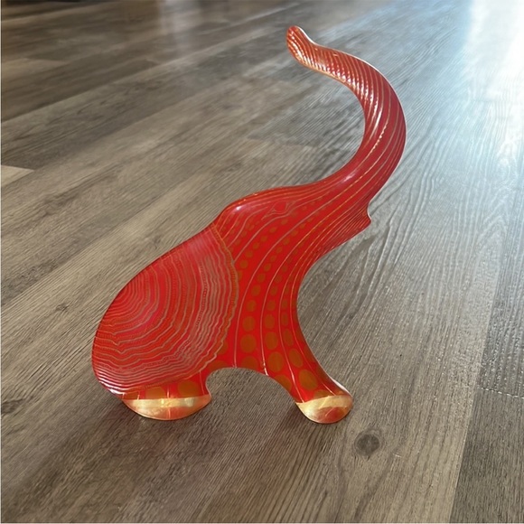 Rare colored Palatnick signed elephant sculpture, EUC - Picture 2 of 5